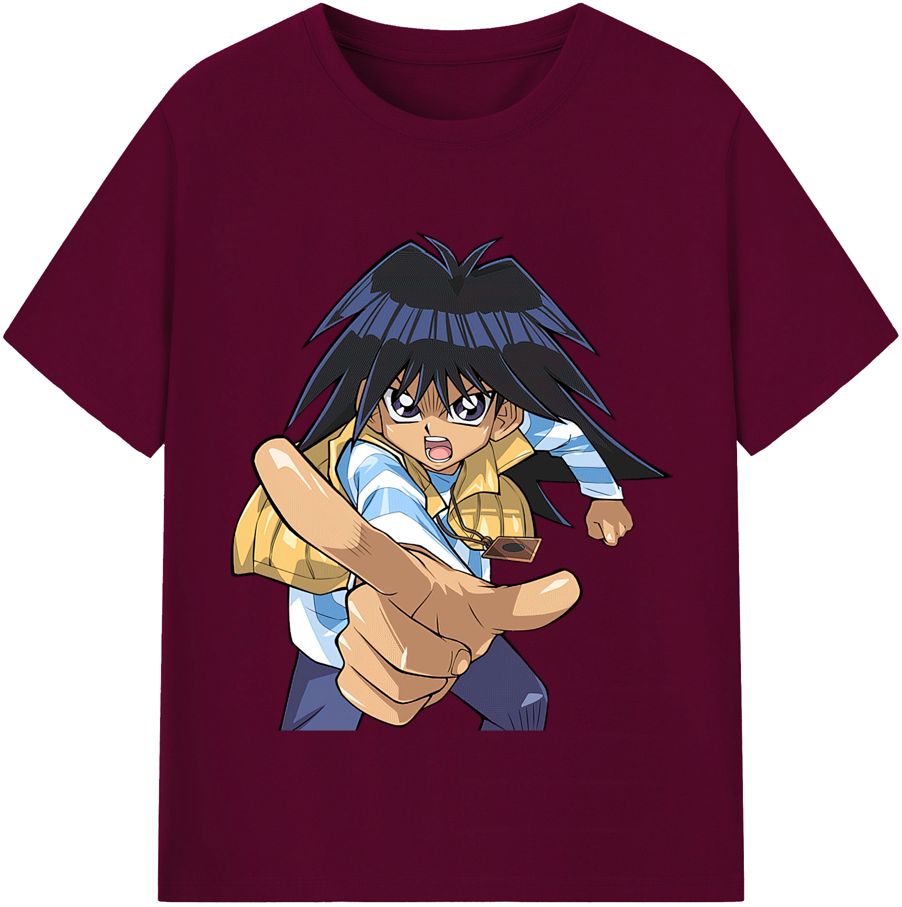 （画像用） 遊☆戯☆王 Yu-Gi-Oh! レディースカジュアルプリントTシャツ（綿100％）
